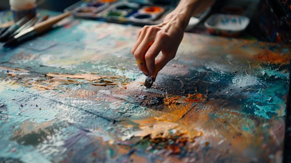 Peinture mixed media : les différentes techniques et matériaux utilisés pour réussir